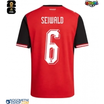 Otroški Nogometni dresi Avstrija Nicolas Seiwald #6 Domači SP 2026 Kratek Rokav (+ Kratke hlače)